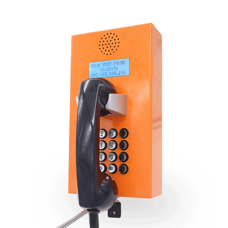 Rugged IP telephone KNZD-05 with Display LCD