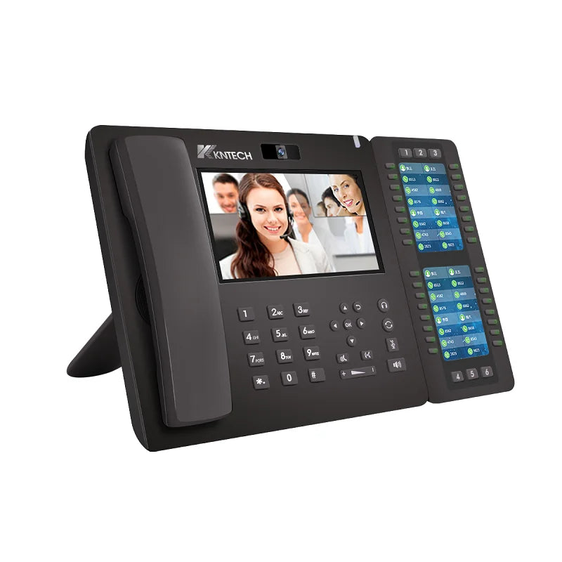 KNTECH IP Phone SIP 2.0 Desk Phones Office phone with 7.2 Inch Colorful Screen KNPL-800Plus