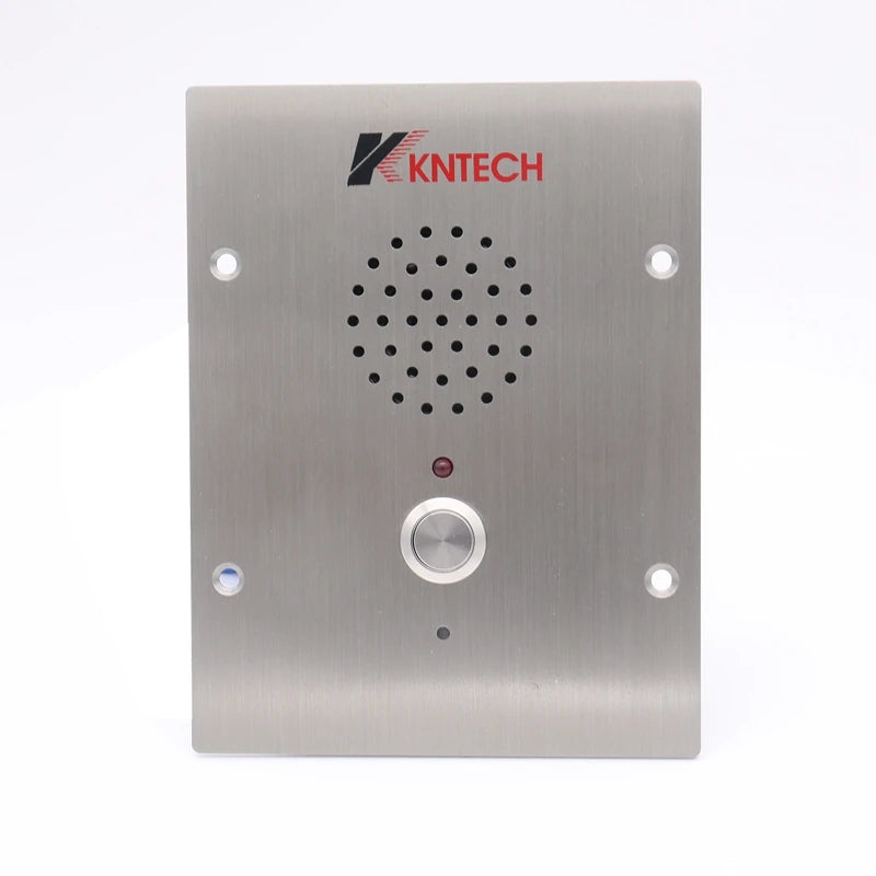 KNTECH Water Proof Stainless Steel Analogue IP Flush Mounted Intercom Railway Emergency Phone