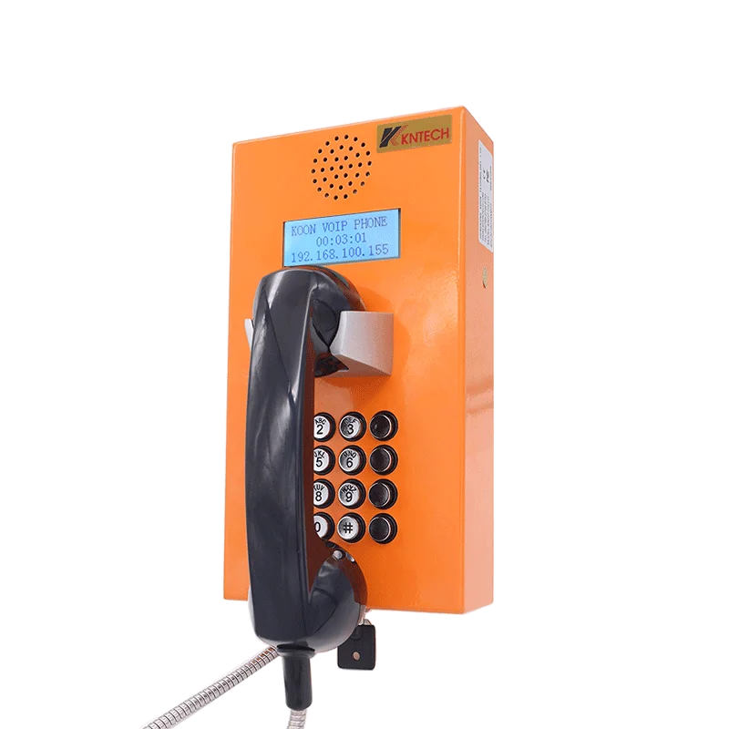 Rugged IP telephone KNZD-05 with Display LCD