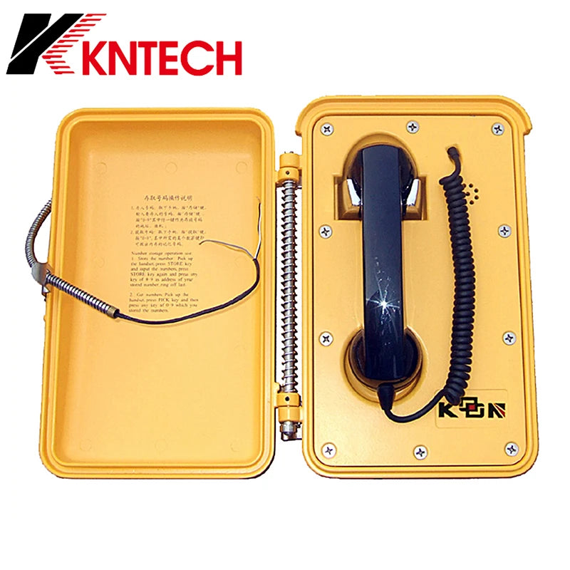 Industrial Weatherproof Intercom Hotline SIP Outdoor Heavy Duty Tunnel Phone (Model KNSP-03T3J)