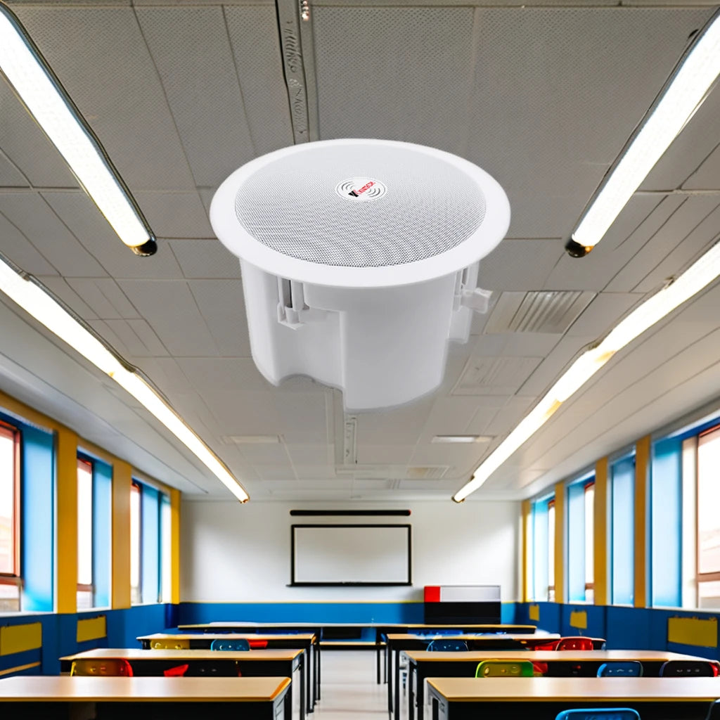 6W SIP Ceiling Speaker – Network IP Loudspeaker for VoIP Paging & Public Address Systems