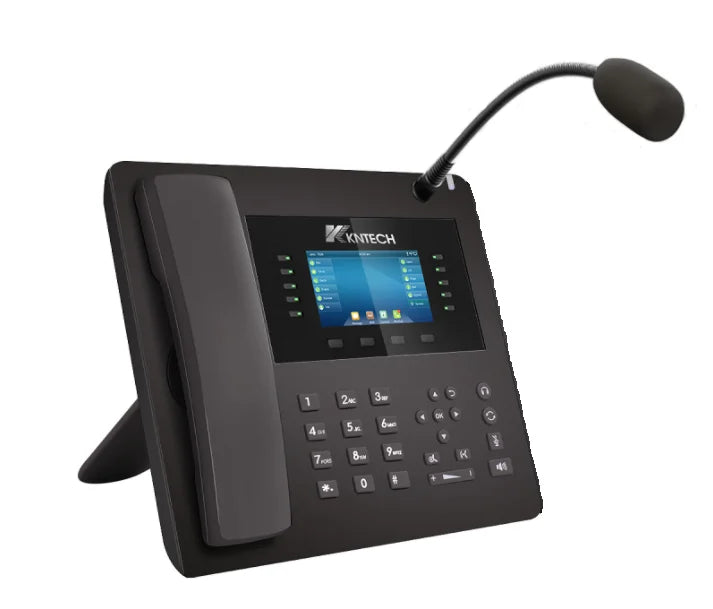 Leading Monitoring Center Control Room Phone Desktop IP Microphone KNPL-700M