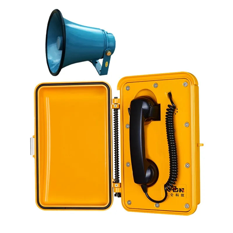 Industrial Weatherproof Intercom Hotline SIP Outdoor Heavy Duty Tunnel Phone (Model KNSP-03T3J)