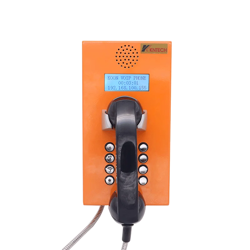 Rugged IP telephone KNZD-05 with Display LCD